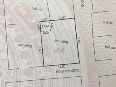 Bán đất hẻm 793 Trần Xuân Soạn Quận 7 chính chủ