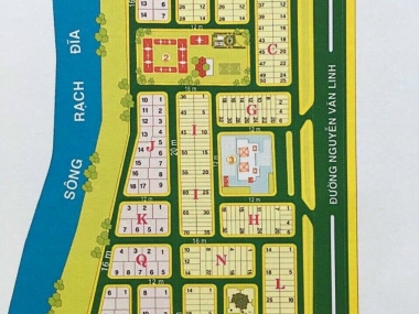 Bán lô đất biệt thự dự án Sadeco ven sông, phường Tân Phong, Quận 7