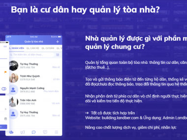 Landber Building Phần mềm giúp quản lý vận hành chung cư
