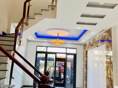 Bán nhà hẻm 1979 Huỳnh Tấn Phát Nhà Bè, trệt – 2 lầu