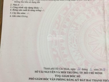 Bán đất xã An Thới Đông Cần Giờ giá rẻ chính chủ