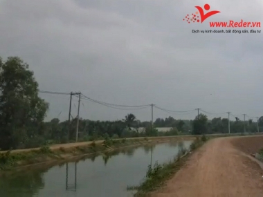 Bán đất 2 mặt tiền xe tải, view kênh ở Trung Lập Hạ - Củ Chi