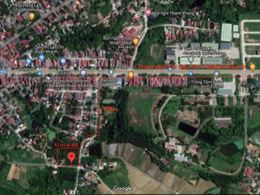 Bán đất sổ đỏ sơn tây 1502m2 phường Xuân Khanh