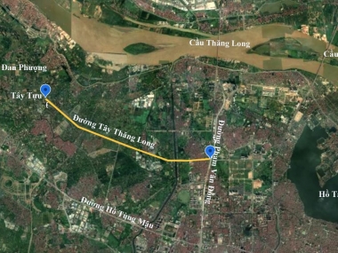 lô đất 2 mặt đường 60m Tây Thăng Long, 1 vốn, 4 lời