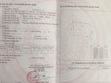 CHÍNH CHỦ cần bán đất tặng nhà tại Tổ 3, Khu Nam Sơn 2, P. Cẩm Sơn, TP. Cẩm Phả, Quảng Ninh.