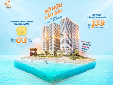 Cơ hội đầu tư căn hộ biển Nhật Bản chỉ từ 300 triệu, pháp lý chuẩn sở hữu lâu dài.