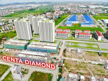 Lô góc shophouse Centa Diamond siêu đẹp tại khu đô thị xanh, văn minh, tiện ích
