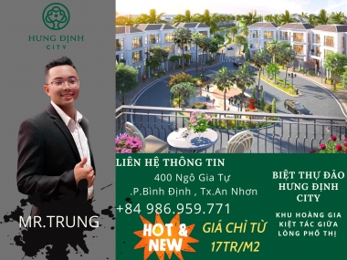 HƯNG ĐỊNH CITY ĐÓN ĐẦU XU THẾ ĐẦU TƯ CHO QUÝ ANH CHỊ TRONG MÙA DỊCH NÀY !!!