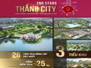 CHÍNH CHỦ BÁN CẮT LỖ LÔ ĐẤT TRONG DỰ ÁN TNR STAR THẮNG - HIỆP HÒA - BẮC GIANG