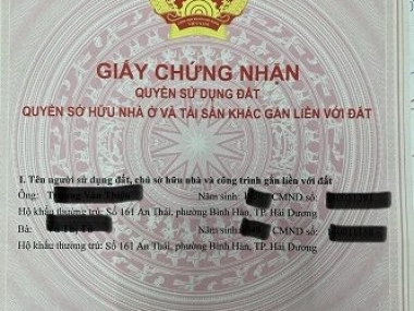 Chính chủ cần bán gấp nhà 3 tầng tại địa chỉ khu 1 , phường Bình Hàn, thành phố Hải Dương .