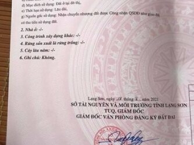 CHÍNH CHỦ cần bán đất tại Khối 9, phường Vĩnh Trại, TP Lạng Sơn