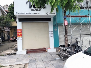 Chính chủ cần cho thuê tầng 1 nhà mặt đường Lê Thánh Tông, Hạ Long, Quảng Ninh.