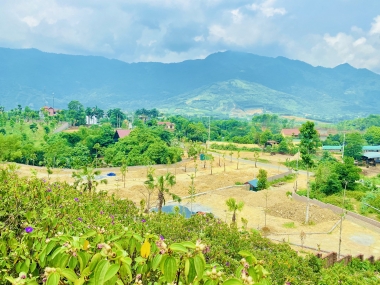 Đất nền lô góc mặt tiền 8m giá 1 tỷ3 lô 79m2 KN đường QH 50m