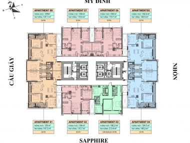 Siêu phẩm căn luxury 3PN/135m2. Giá chỉ 3. Xx tỷ tại Goldmark City - view núi Ba Vì, LH 0963902608
