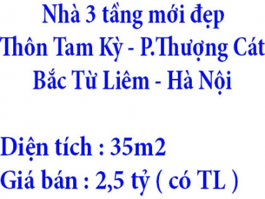 Chính chủ bán gấp nhà mới đẹp Băc Từ Liêm, Hà Nội giá tốt nhất mùa dịch