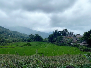 Mảnh đất duy nhất tại Y Tý  (Sapa 2)  đã có sổ và thổ cư, view lại mê ly cho khách xây nhà nghỉ, khá