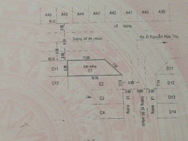 Bán Gấp Đất TĐC Him Lam Tân Hưng Quận 7 Hướng Đông