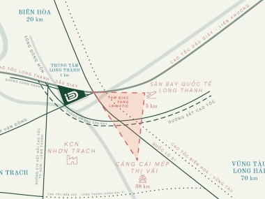 Vị trí dự án ID Junction Long Thành Riverside
