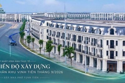 Tiến độ Vinhomes Cần Giờ cập nhật mới nhất T9/2026