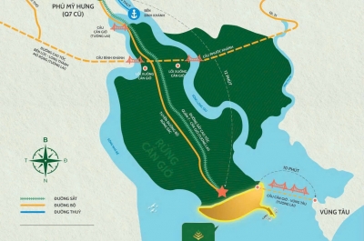 Vị trí Vinhomes Paradise Cần Giờ